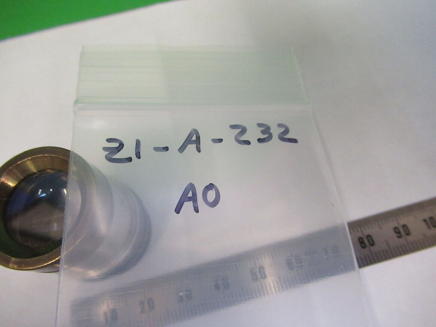 ANTIKES AO 12x Okular Okularlinse MIKROSKOPTEIL WIE ABGEBILDET z1-a-232