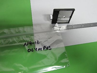MICROSCOPE PART OLYMPUS JAPAN METALLIC MIRROR OPTICS AS IS BIN#N9-12