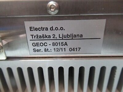 ELECTRA D.O.O. GEOC 8015A POWER SUPPLY from LPKF LASER AS PICTURED &17-A-22
