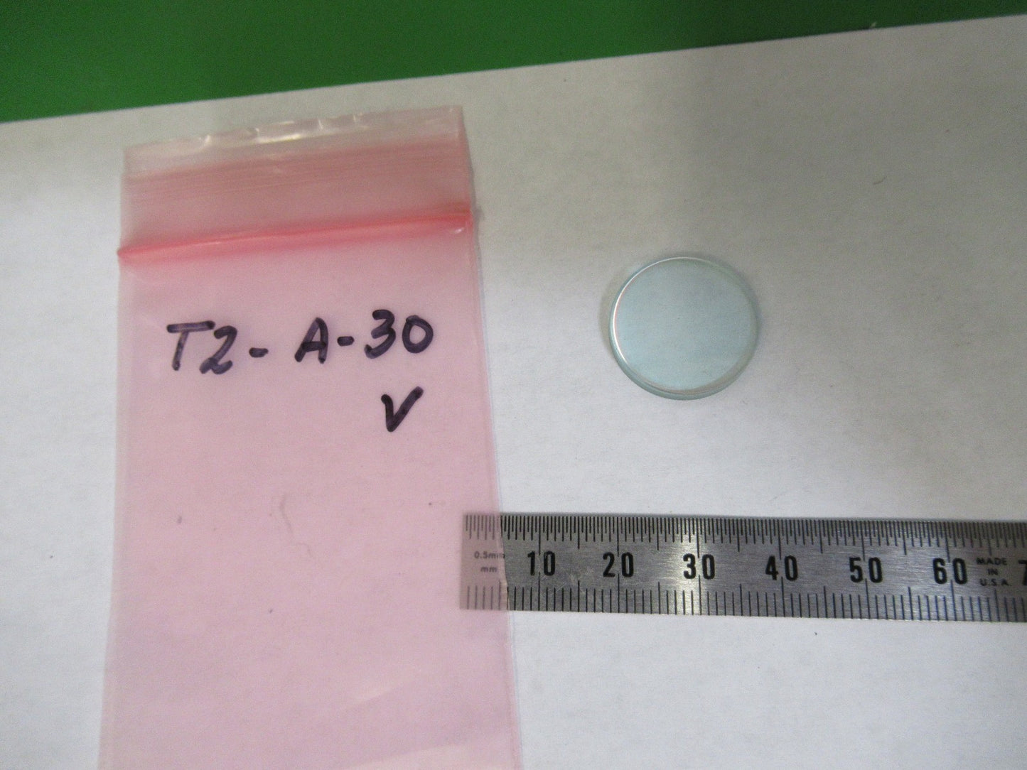 OLYMPUS JAPAN HEAT ABSORB FILTER OPTICS MICROSCOPE PART AS PICTURED T2-A-30