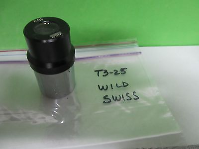 MICROSCOPE PART EYEPIECE WILD HEERBRUGG 10X SWISS OPTICS AS IS BIN#T3-25