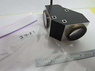 OPTICAL MICROSCOPE LEITZ BRASS MOUNTED LENSES ASSEMBLY OPTICS AS IS BIN#J4-21