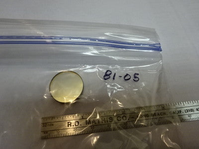 OPTICAL FILTER 436 OPTICS AS IS #81-05
