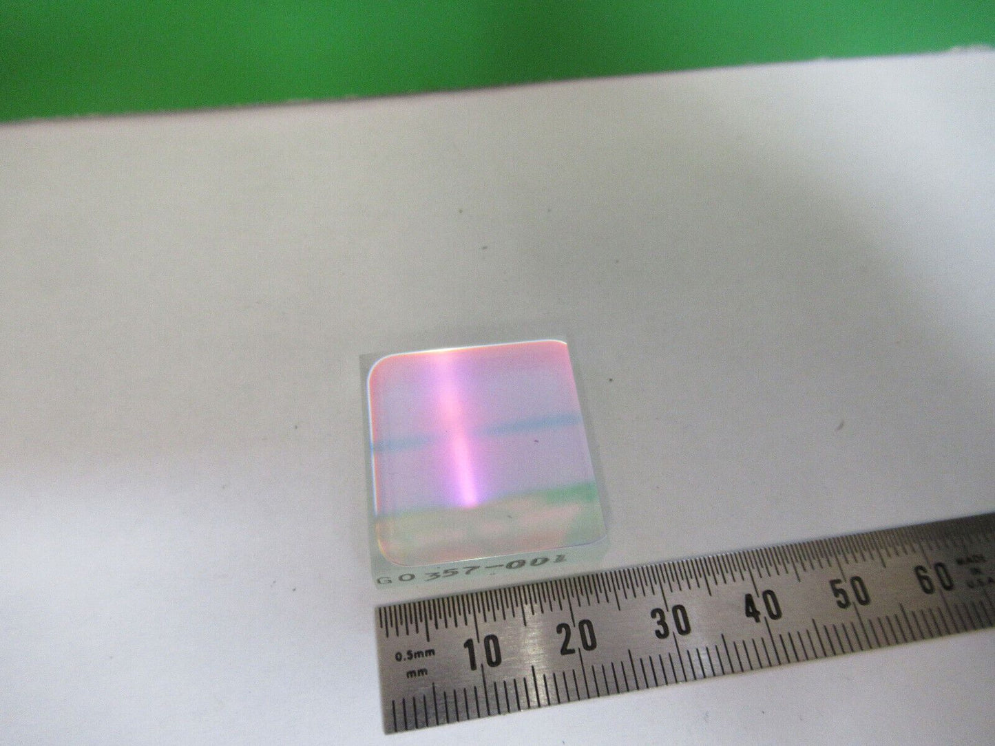 OPTICAL SPECTRA PHYSICS G0357-001 COATED LENS LASER OPTICS AS PICTURED Q7-A-66