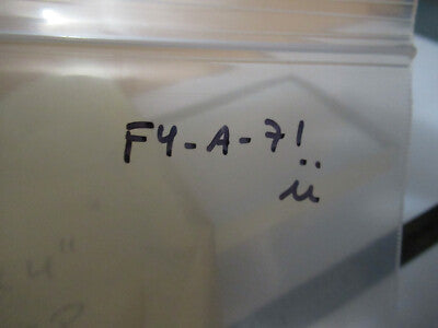 OPTICAL GLASS PLATE 4" x 3" x 5/8" BLOCK THICK OPTICS GLASS AS PICTURED F4-A-71