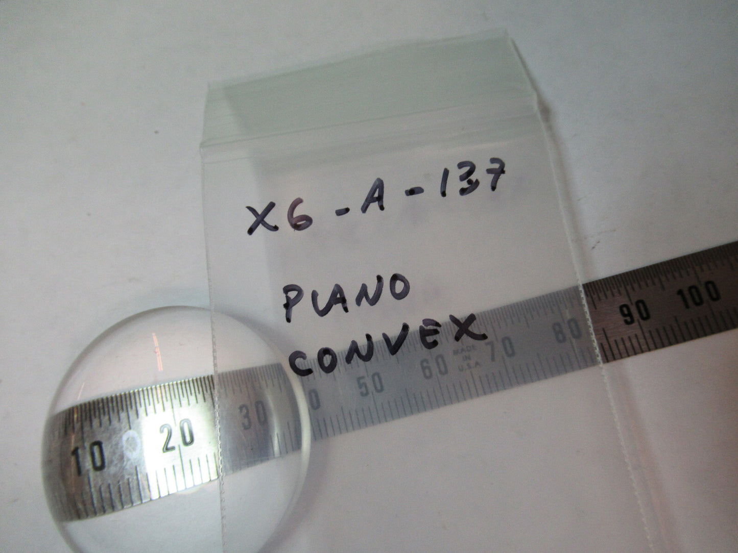 OPTICAL LENS PLANO CONVEX HIGHLY CX PRO LASER OPTICS AS PICTURED X6-A-137