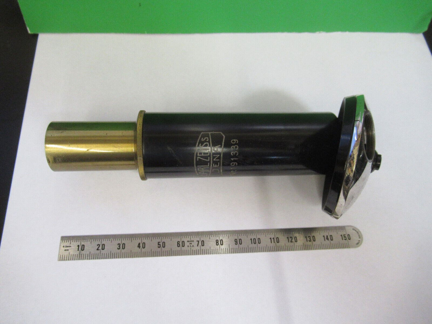 ANTIQUE CARL ZEISS JENA TUBUS + NOSEPIECE MICROSCOPE PART AS PIC S2-C-31