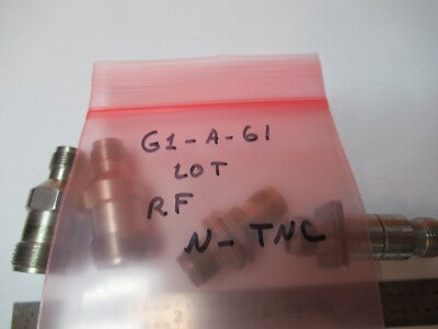 Lot Microwave Frequency Connector Adapters TNC "N" GHz