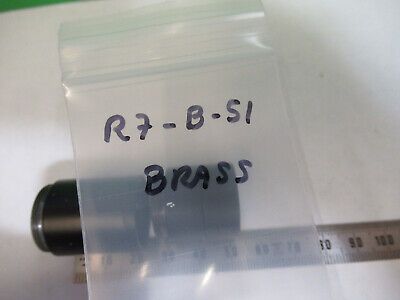 LOT 3 EA BRASS OBJECTIVE EXTENDER PARTS MICROSCOPE PART AS PICTURED #R7-B-51
