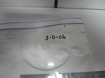 OPTICAL LARGE PLANO CONVEX LENS LASER OPTICS DWR#3-D-06