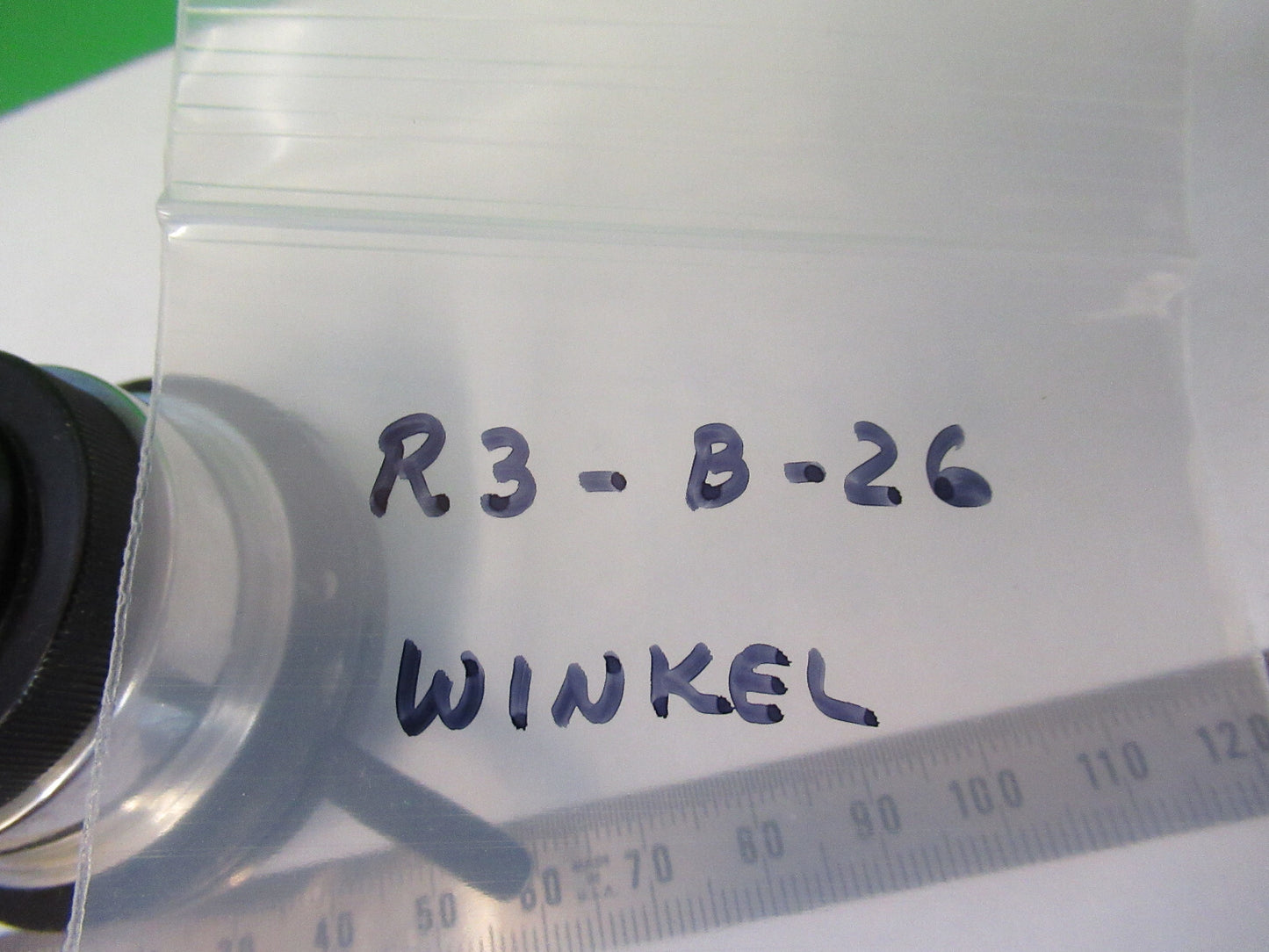 WINKEL ZEISS KONDENSOR + IRISOPTIK MIKROSKOPTEIL WIE ABGEBILDET &R3-B-26