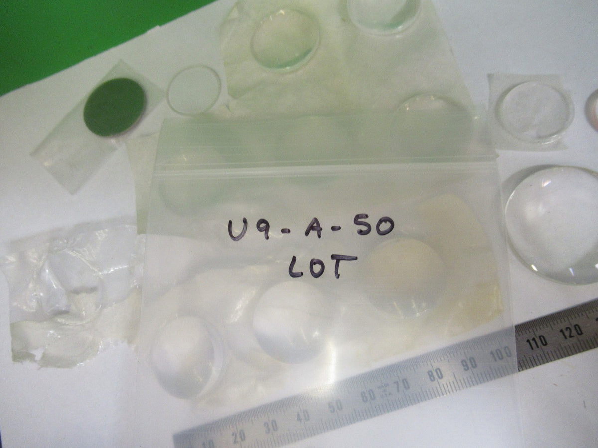 LOT OPTICAL GLASS LENSES ASSORTED LASER OPTICS NICE AS PICTURED U9-A-50