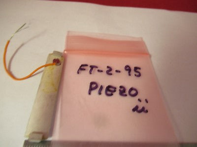 PIEZOELECTRIC ACTUATOR DISPLACEMENT REMOVED WORKING AS PICTURED &FT-2-95