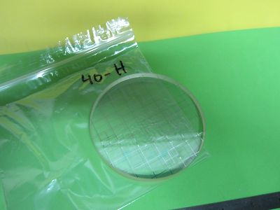 OPTICAL TARGET GLASS PLATE ALIGNER OPTICS BIN#40-H