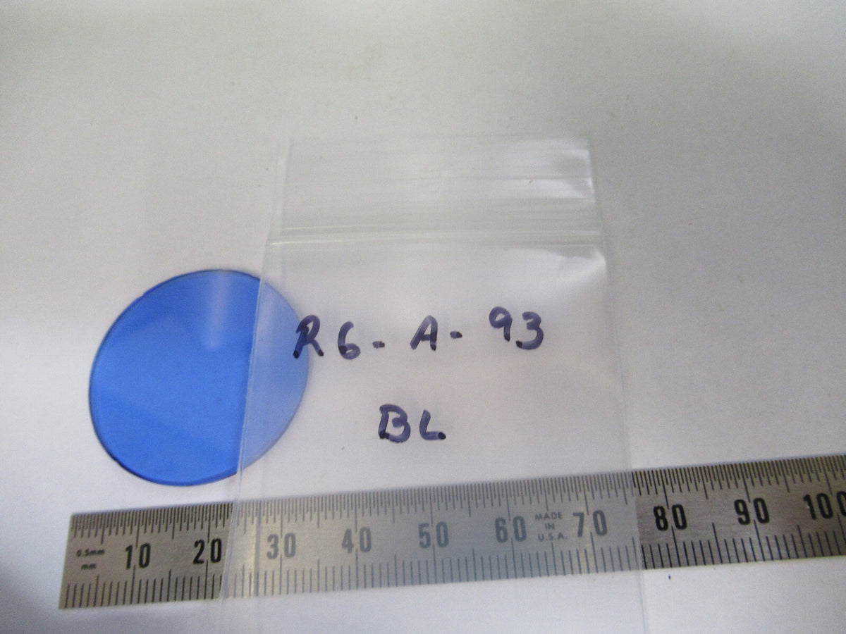 BAUSCH LOMB BLUE GLASS FILTER for MICROSCOPE PART AS PICTURED &R6-A-93