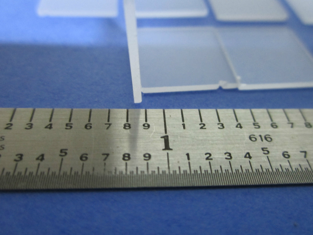 Lot 8 ea Quartz Blanks square polished and etched Sc cut ???