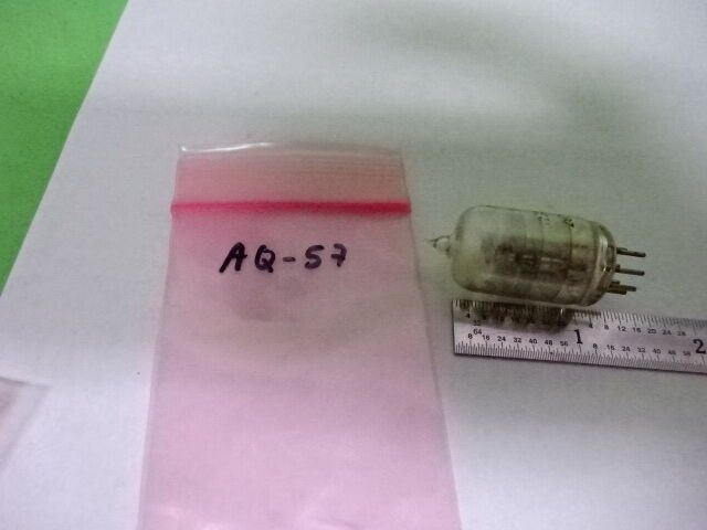 ANTIQUE QUARTZ BLILEY ELECTRIC GLASS PACKAGE + GETTER FREQUENCY CONTROL #AQ-57