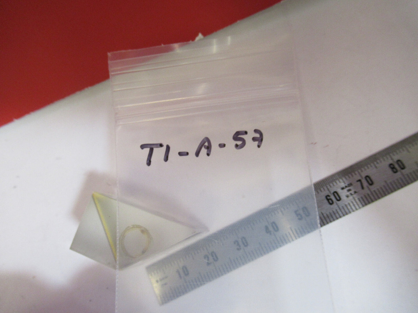 OLYMPUS JAPAN GLASS PRISM HEAD MICROSCOPE PART AS PICTURED T1-A-57