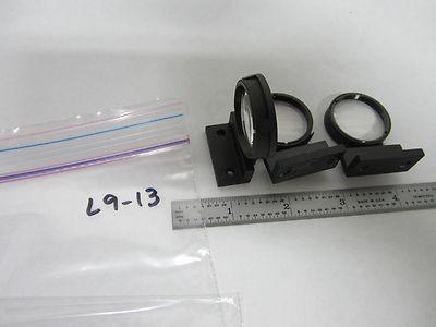 OPTICAL MICROSCOPE LOT 3 EA LENSES ZEISS PARTS OPTICS BIN#L9-13