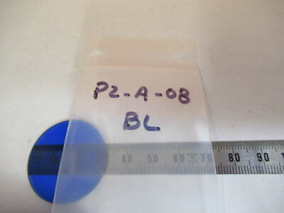 BAUSCH LOMB BLAUER GLASFILTER ANTIKES MIKROSKOPTEIL WIE ABGEBILDET &P2-A-08