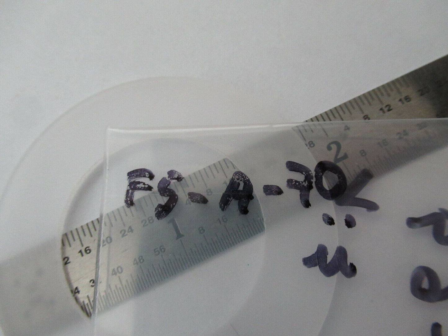 BLANK PIEZOELECTRIC QUARTZ CRYSTAL X-CUT UNPLATED PIEZO SENSOR AS PIC #F5-A-70