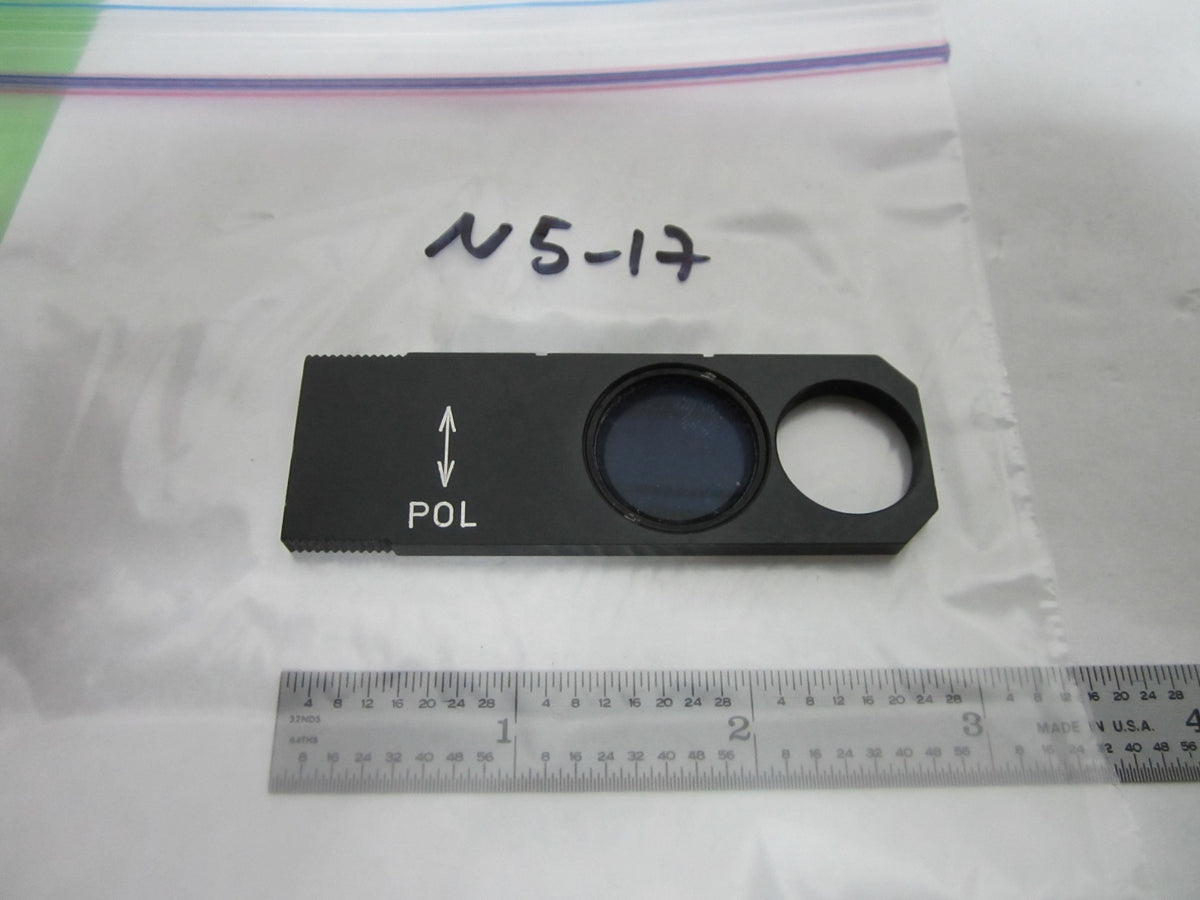 Microscope Slide Ernst Leitz Wetzlar Germany Polarizer Analyzer Optics