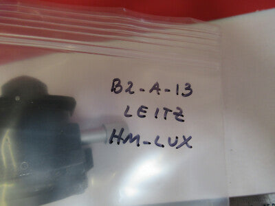 LEITZ WETZLAR GERMAN HM-LUX CONDENSER IRIS MICROSCOPE PART AS PICTURED B2-A-13