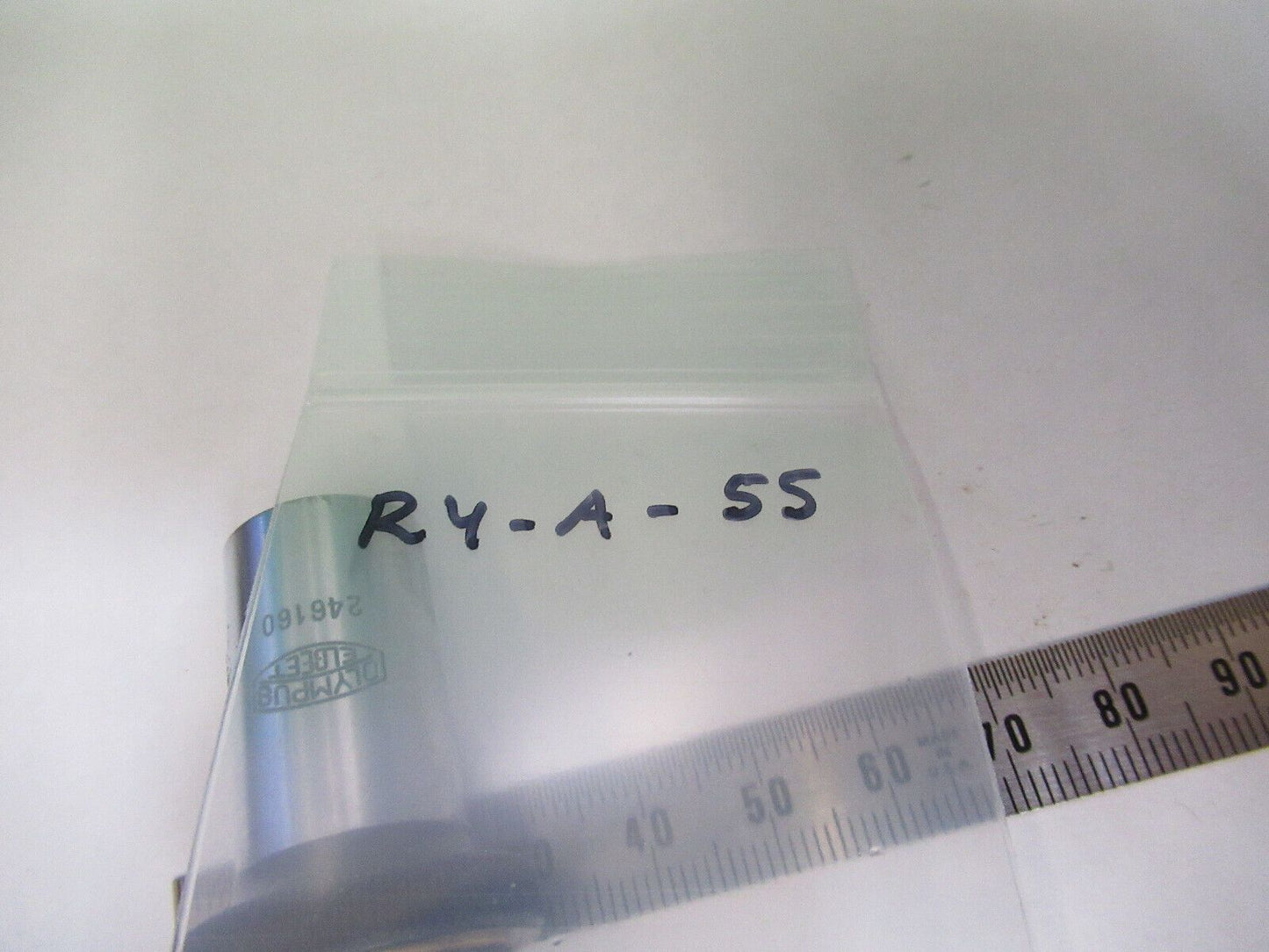 OBJECTIVE LENS F40 OLYMPUS JAPAN MICROSCOPE PART AS PICTURED &R4-A-55