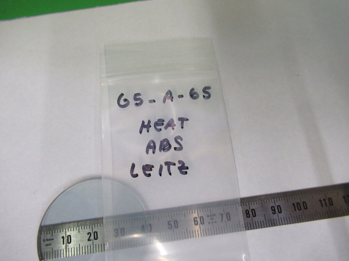 Ernst Leitz Heat Absorband Glass Filter Microscope Part