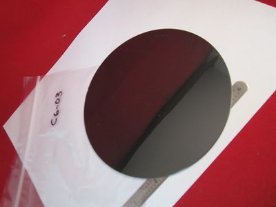 OPTICAL THICK WAFER SILICON CARBIDE AS IS LASER OPTICS BIN#C6-03