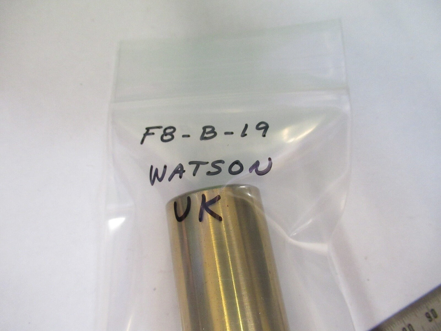 ANTIQUE WATSON UK OBJECTIVE PARA 1/8 LENS OPTICS MICROSCOPE PART F8-B-19
