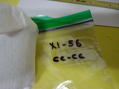 MICROSCOPE PART LENS ASSEMBLY BRASS MOUNTED OPTICS #X1-56
