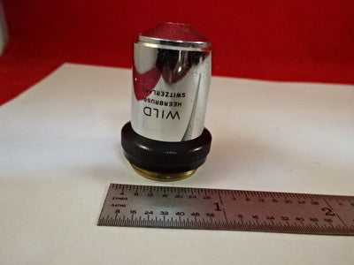 MIKROSKOP WILD HEERBRUGG SWISS OBJECTIVE 10X OPTICS AS IS B#AD-10