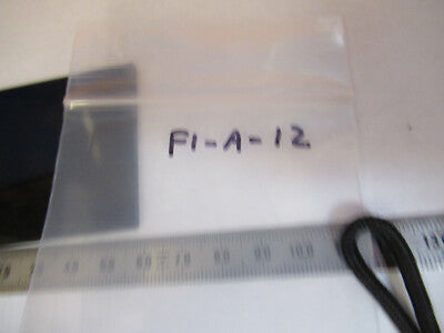 Optical Red Filter Glass Plate Mil Spec Optics