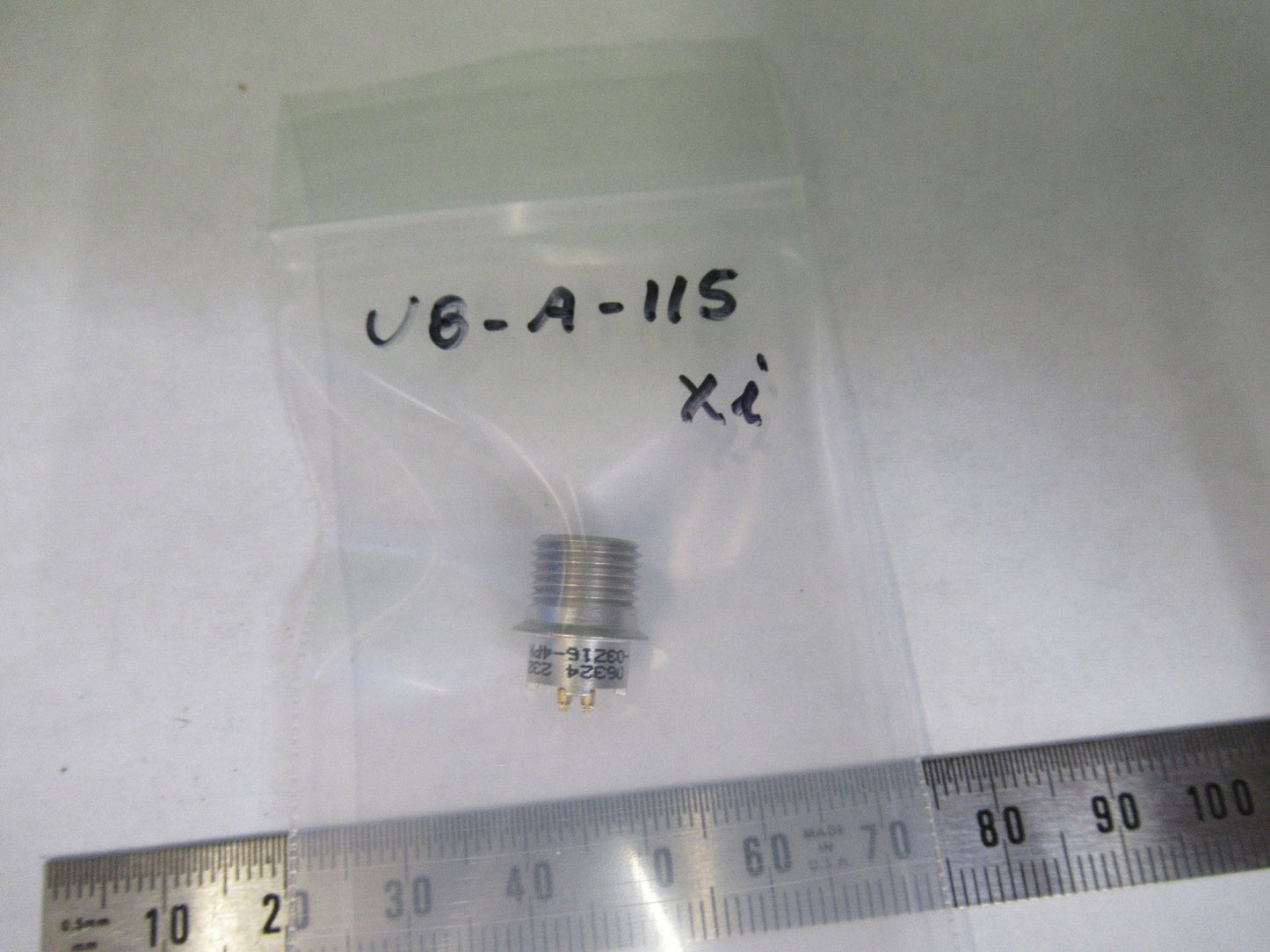 USED as removed GLENAIR CONNECTOR 800-013-03216-4PN AS PICTURED U8-A-115