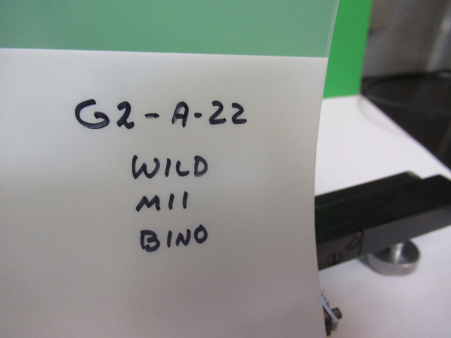 Wild Swiss M11 Bino Stage Xy Table Microscope Part