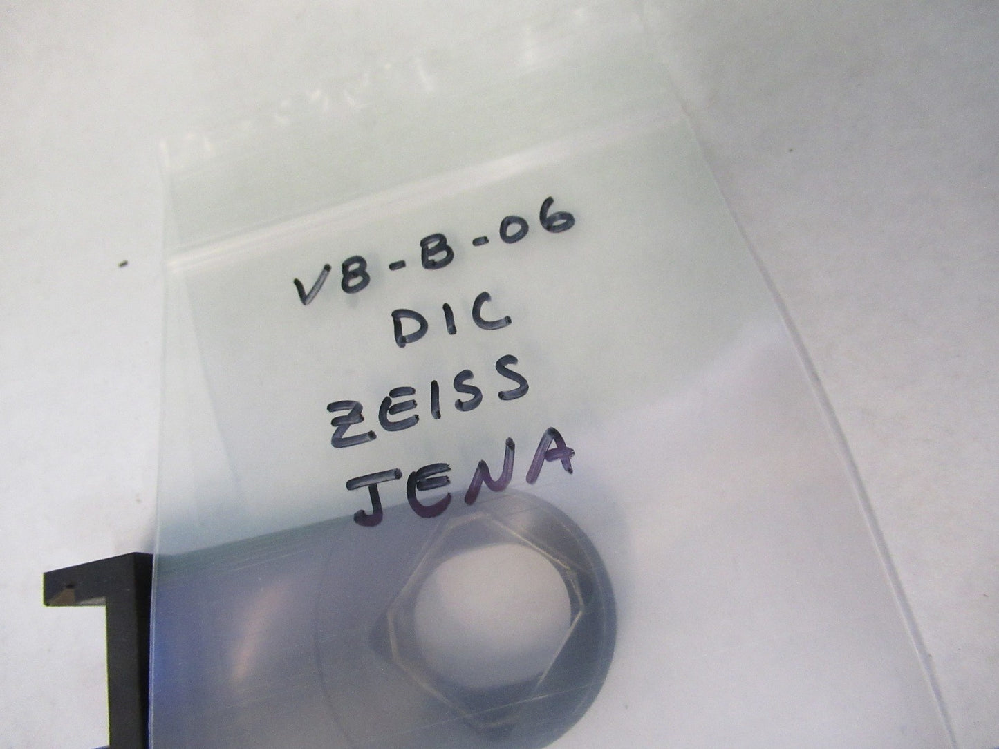 AUS JENA GERMANY DIC LENS MOUNTED POLARIZER MICROSCOPE PART AS PICTURED V8-B-06