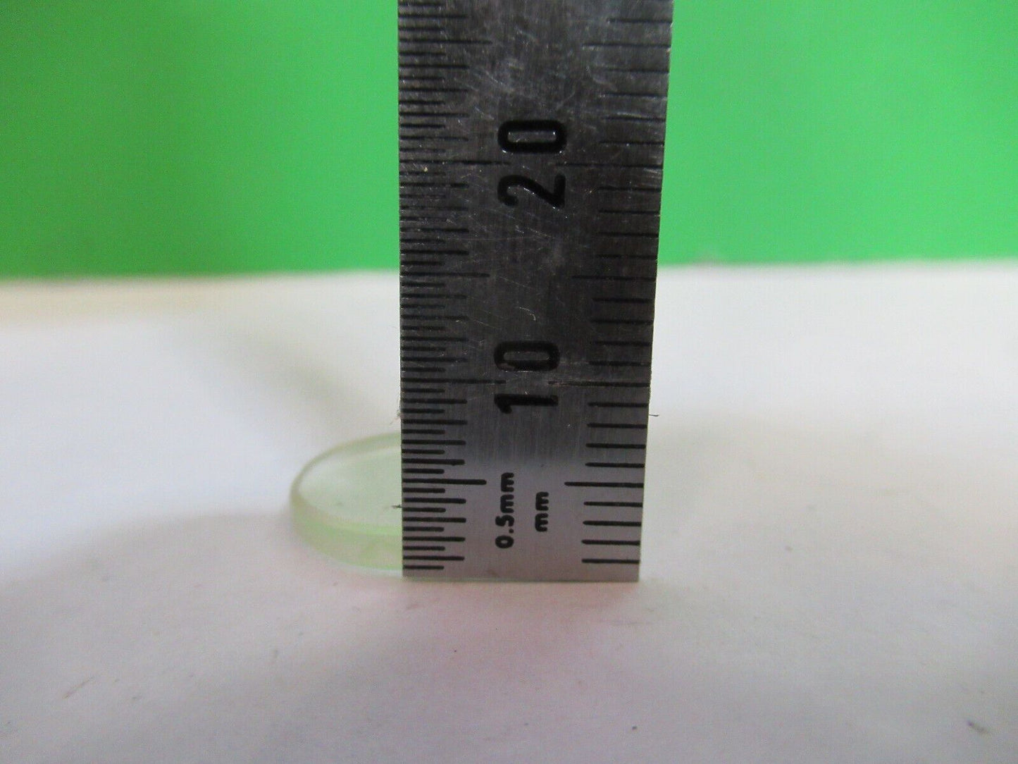 OPTICAL FLAT ZERODUR MINI LENS RLG LITTON OPTICS AS PICTURED &H3-B-41