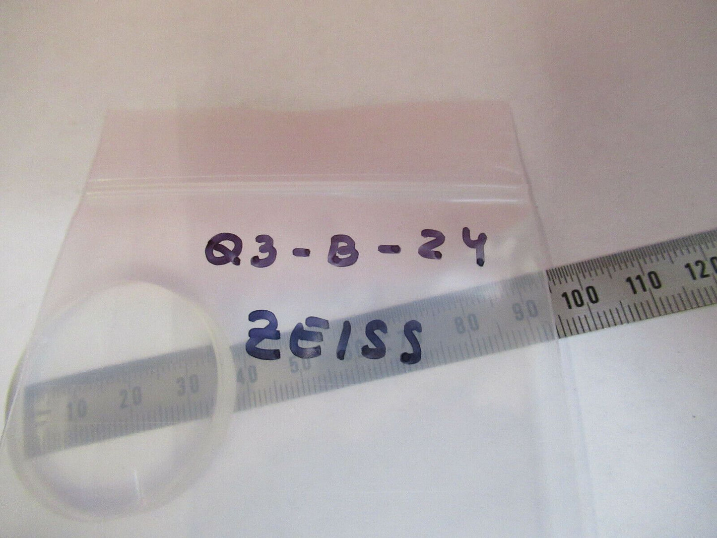 OPTICAL ZEISS LENS DOUBLET OPTICS MICROSCOPE PART AS PICTURED Q3-B-24