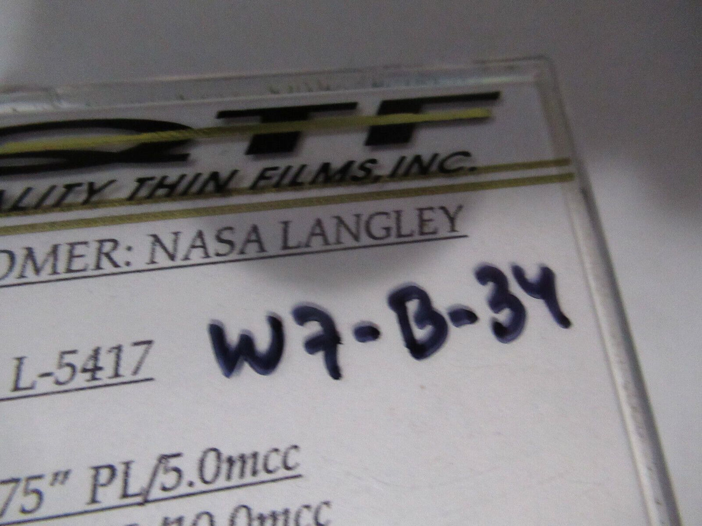 ex NASA OPTICAL LOT 1064 nm LENSES LASER OPTICS AS PICTURED W7-B-34