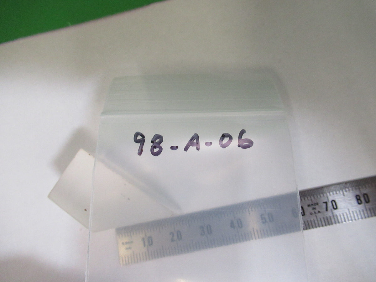 BAUSCH LOMB GLASS PRISM OPTICS MICROSCOPE OPTICAL PART AS PICTURED 98-A-06