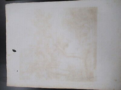 ANTIQUE ETCHING ITALIA ROME CIRCA 1810 GASPARD DUGHET PIETRO PARBONI AS PIC vi