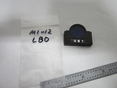 MICROSCOPE OPTICAL LBO BLUE FILTER OLYMPUS JAPAN OPTICS BIN#M1-12