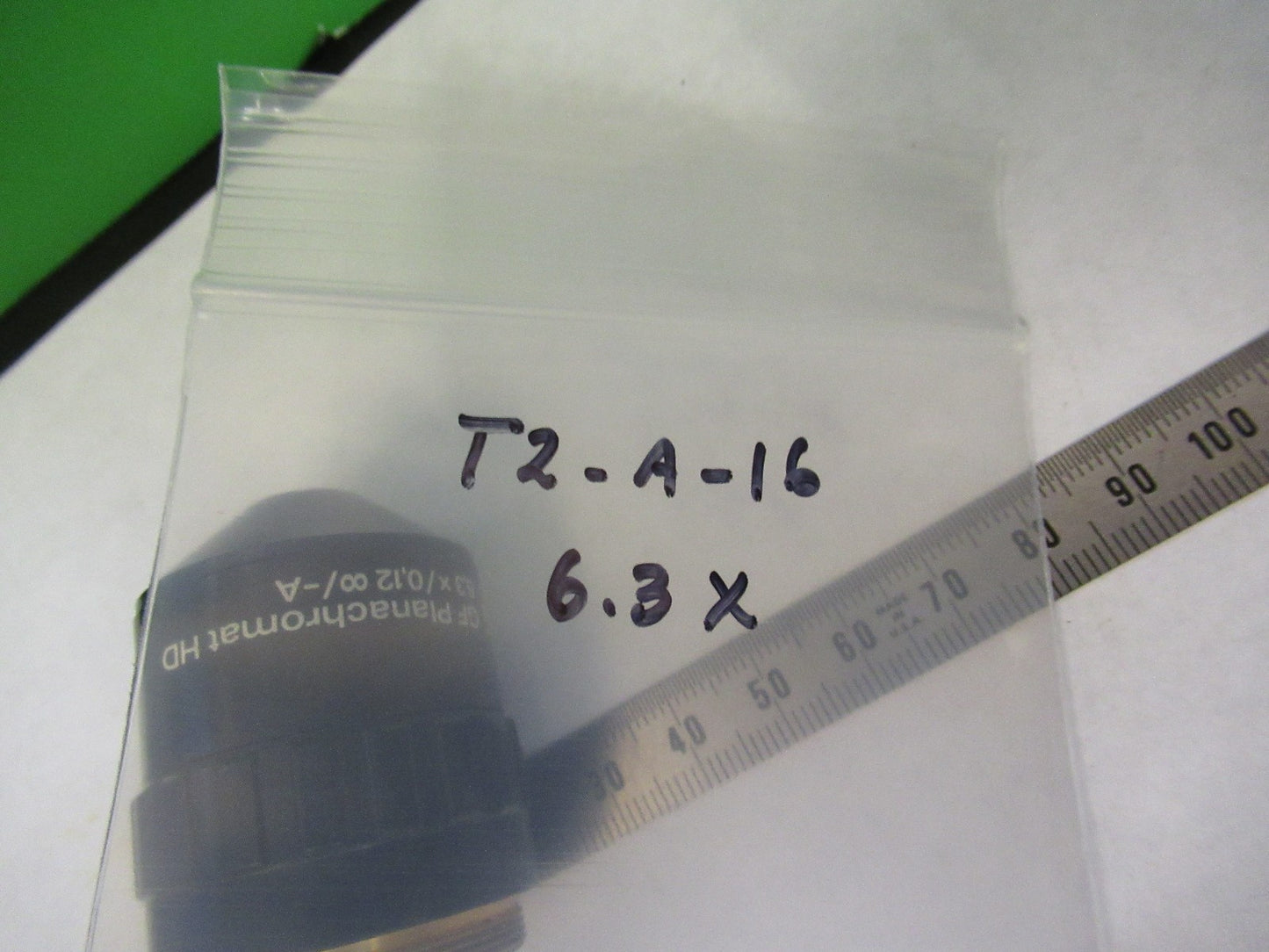AUS JENA GERMANY INFINITY OBJECTIVE 6.3X PLANACHROMAT MICROSCOPE PART T2-A-16