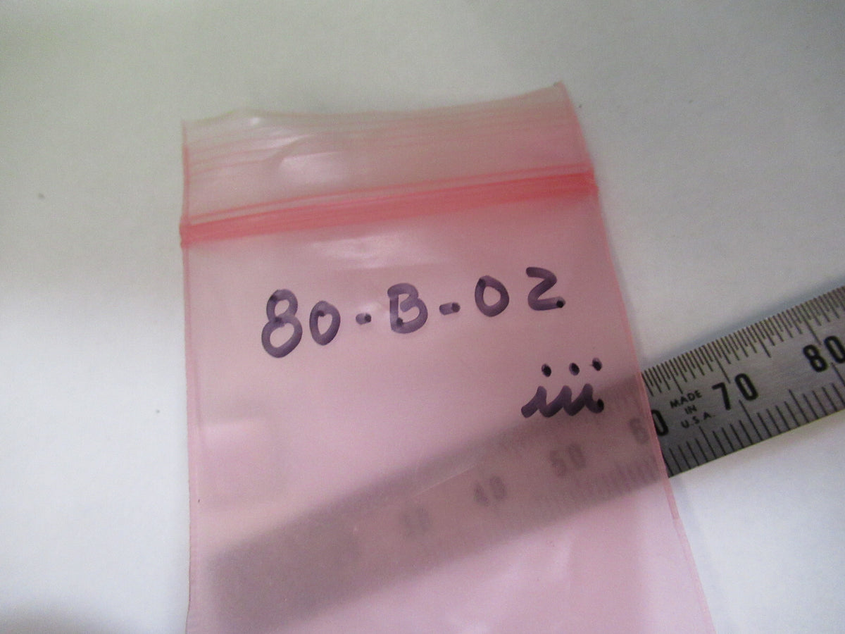 OPTICAL BK7 GLASS PRISM MIL SPEC OPTICS MICROSCOPE PART AS PICTURED 80-B-02