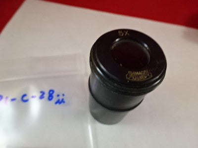 MICROSCOPE PART EYEPIECE OCULAR 5X SHIMADZU JAPAN OPTICS AS IS BIN#P1-C-28