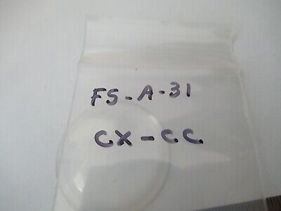OPTICAL GLASS LENS CX-CC CONVEX HIGHLY CONCAVE OPTICS AS PICTURED &F5-A-31
