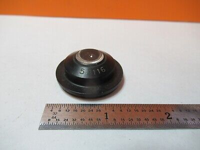 ANTIQUE BRASS MOUNTED LENS MICROSCOPE PART AS PICTURED #7B-B-125