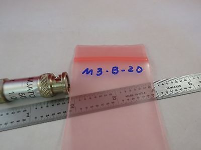 ATTENUATOR 6 dB 1 GHz RF MICROWAVE FREQUENCY BNC PART #M3-B-20