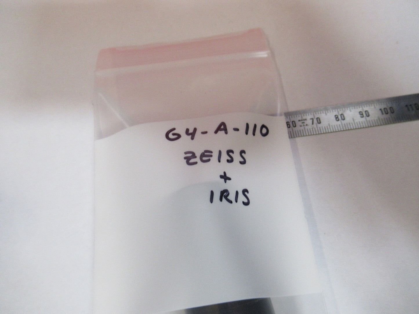 ANTIQUE CARL ZEISS GERMANY "90" OBJECTIVE MICROSCOPE PART AS PICTURED G4-A-110